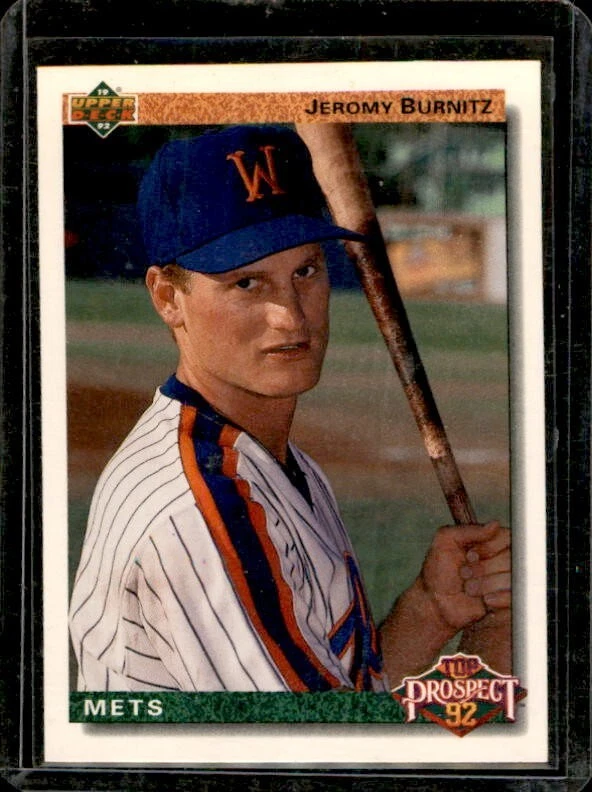1992 Upper Deck - Top Prospect Jeromy Burnitz #65 - Image 1 of 1