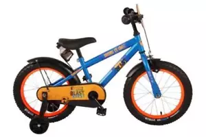 Nerf 16 Pollici Bicicletta Blu 4-6 Anni Rotelle Freno a Mano Contropedale - Picture 1 of 15