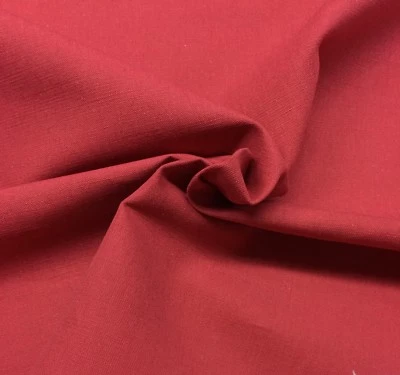 BALLARD DESIGNS EVERYDAY LINEN WATERMELON RED 10oz DESIGNER FABRIC BY YARD 56"W - Image 1 of 3