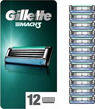 Gillette Mach3 Men's Razor Blades, Pack of 12
