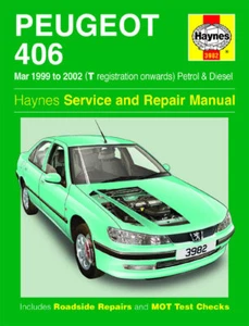 Peugeot 406 Petrol & Diesel (Mar 99 - 02) Haynes Repair Manual (Paperback) - Picture 1 of 11