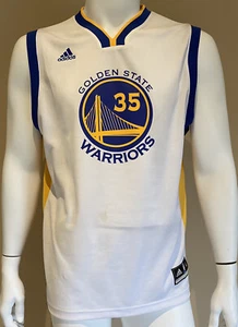 Adidas Golden State Warriors Kevin Durant KD Swingman Uomo XL Maglia Bianca - Foto 1 di 5