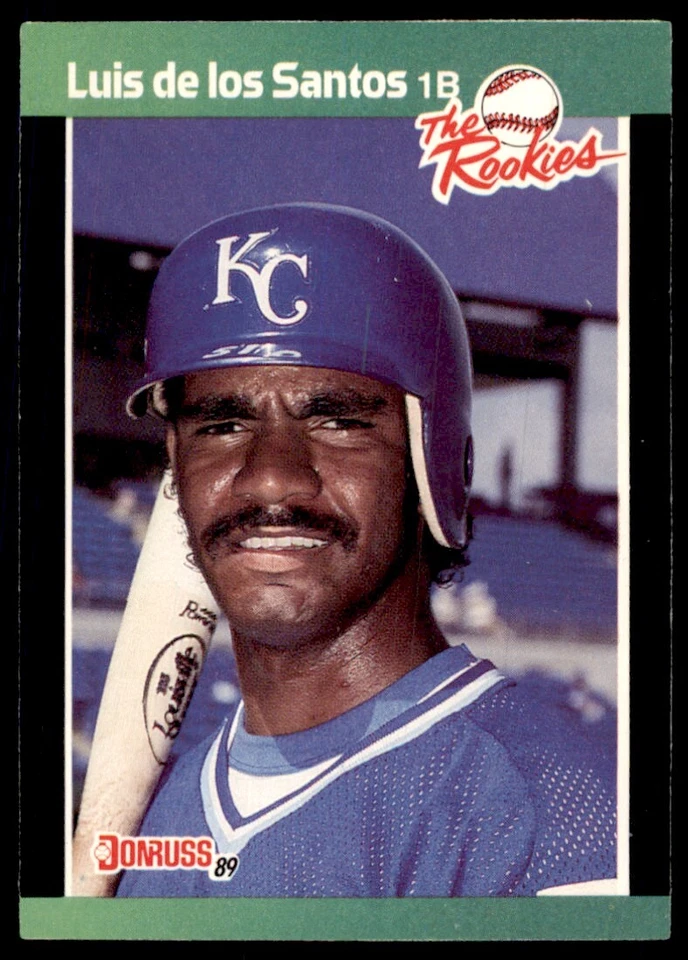 1989 Donruss The Rookies Luis de los Santos Baseball Cards #33 - Image 1 of 2