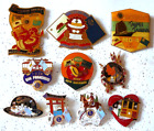 Lions Club Pins - OLDER MD-4 CONVENTION PINS  GROUP WXY  (10 Pins)