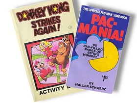 Donkey Kong Strikes Again! Activity Book Nintendo Books Pac-Mania Joke Mario NES