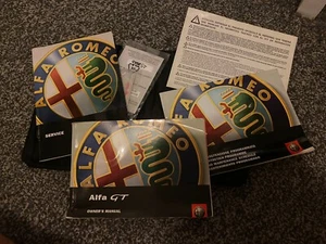 ALFA ROMEO GT OWNERS MANUAL HANDBOOK WALLET Book Pack   2003-2010 - Picture 1 of 2