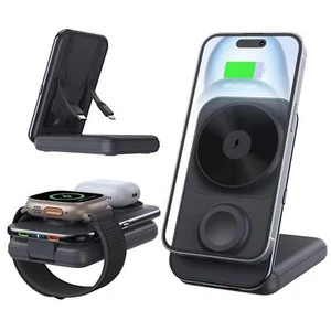 8000mAh For Magsafe iPhone 15 14 Apple Watch 9 Wireless Power Bank Fast Charging - Picture 1 of 11
