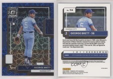 2022 Panini Donruss Optic Blue Velocity Prizm /99 George Brett #114 HOF