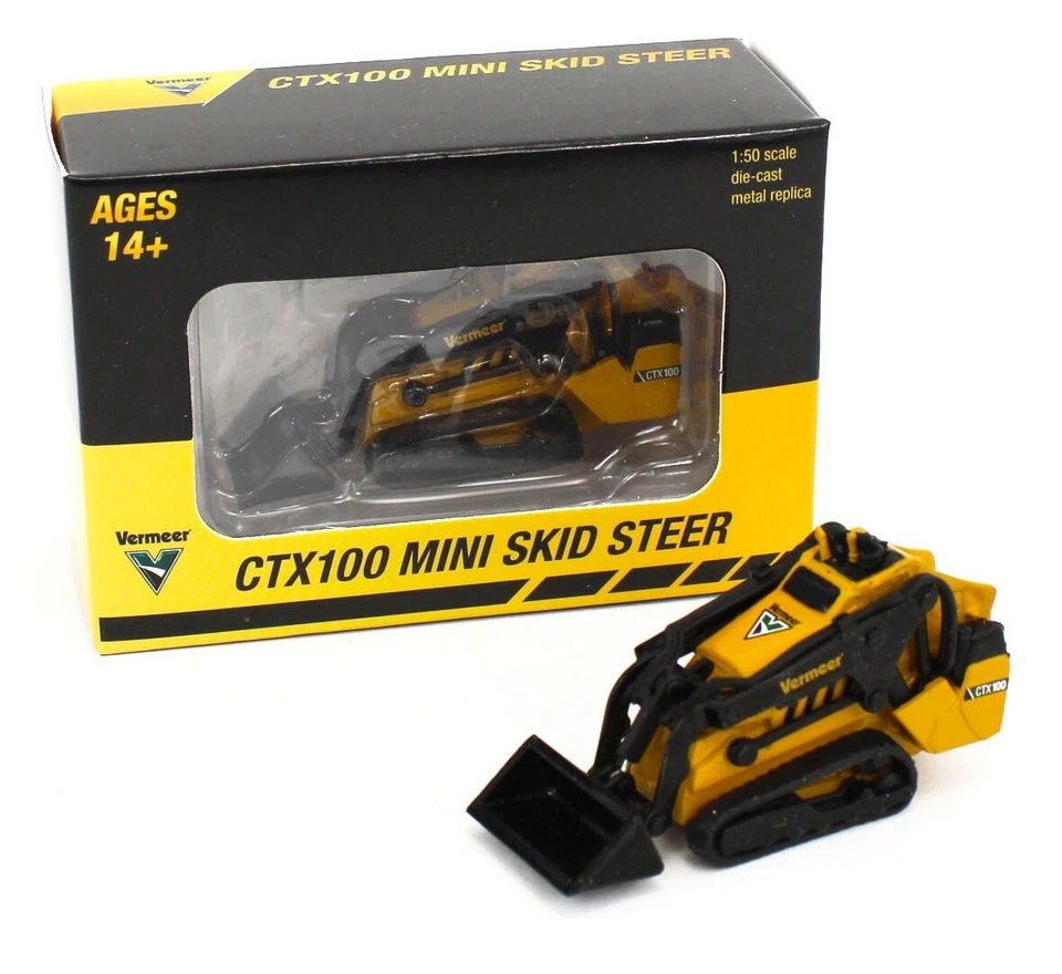 2021 SpecCast 1:50 VERMEER CTX100 MINI SKID STEER *DIECAST* High Detail *NIB* - Image 1 of 4