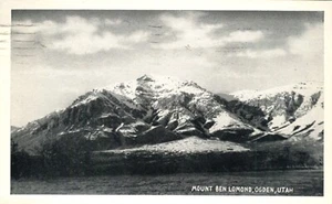 Mount Ben Lomond Odgen Utah Utah 1946 Postcard - Picture 1 of 2