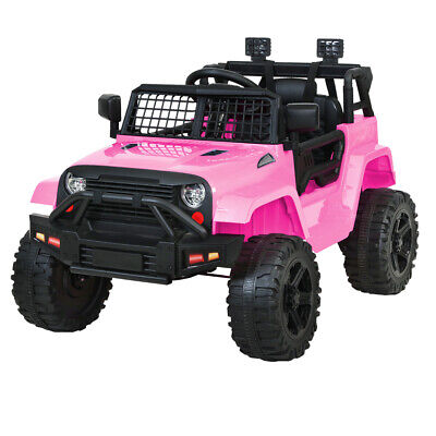 Kids Ride On Car Electric 12V Car Toys Jeep Battery Remote Control Pink Rigo • 411.75$