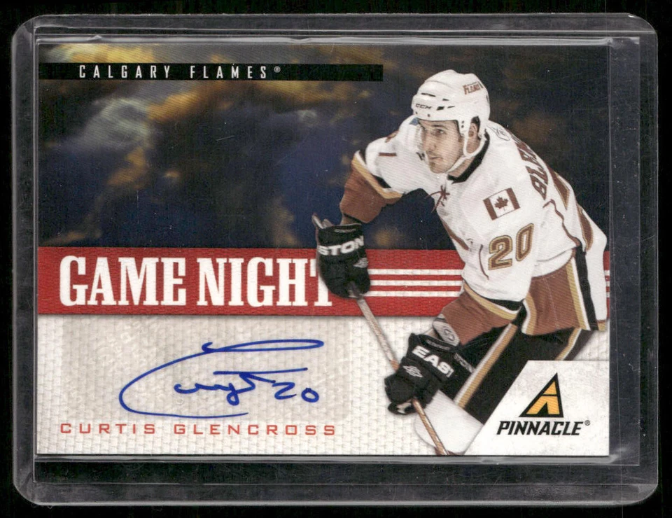 2011-12 Pinnacle - Game Night Signatures #17 Curtis Glencross (AU) BX1  - Image 1 of 2