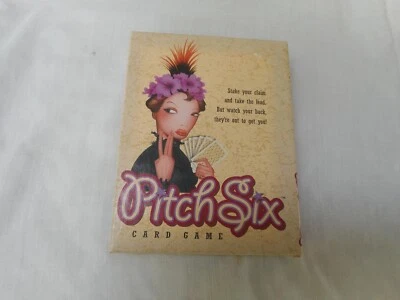 Parker Brothers Hasbro 2002 Pitch Six Card Game 18+~Complete~VGUC~Free Shipping - Image 1 of 4