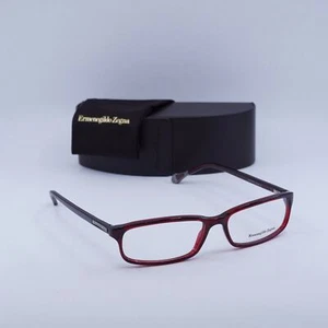 Ermenegildo Zegna VZ3538 0954 Glänzend Burgund 56mm Brille Neu Authentisch - Bild 1 von 6