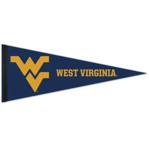 WEST VIRGINIA MOUNTAINEERS ROLL UP PREMIUM FELT PENNANT 12"x30" NEW WINCRAFT Cover