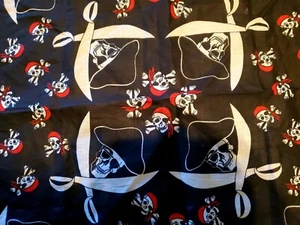 Large Vintage 22" Pirate Handkerchief Halloween Party Prop, Table, Home Decor - Picture 1 of 5