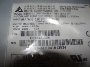 Intel AXX750WPSCR 750W Redundant Server Power Supply - Picture 1 of 4