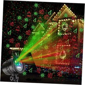 Christmas Lights Projector Outdoor, Waterproof Christmas Laser Lights Black - Picture 1 of 7