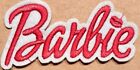 Barbie embroidered Iron on patch