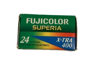 FUJIFILM Superia X-tra 400 Speed 24 Exp 35mm ColorPrint Film Expired 03/2002 - Picture 1 of 7
