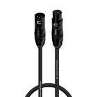 3 Pin XLR Male to Female Balanced Cable - Custom Length Color Microphone Cord 