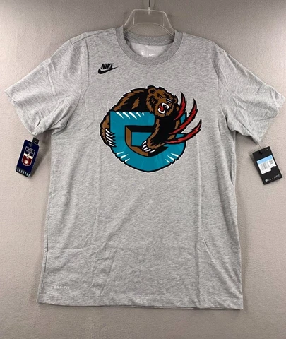 New Memphis Grizzlies Nike Hardwood Classic Edition Logo T-Shirt Men's NBA NWT Cover