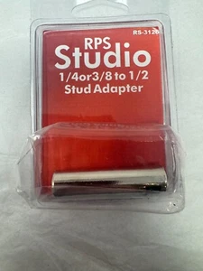 Adaptador de perno prisionero RPS Studio 1/4 o 3/8 a 1/2 hecho en China nuevo en paquete - Imagen 1 de 4