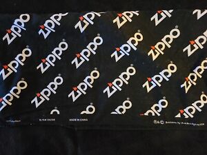 Zippo Bandana Handkerchief Face Mask Cigarette Lighter Advertising Collectible 