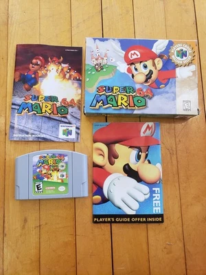 Super Mario 64 (Nintendo 64) N64 Complete in Box CIB Authentic - Image 1 of 4