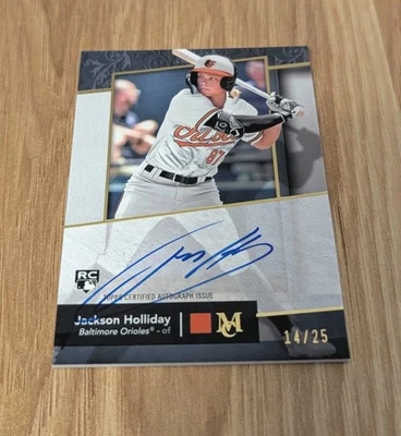2024 Topps Museum Collection - Archival Autographs #AA-JH Jackson Holliday /25 - Image 1 of 2