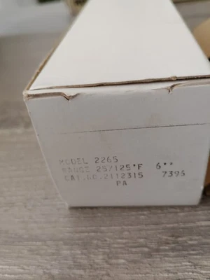  Termômetro de câmara escura Weston 2265 MirroBand UniTemp UniColor 6 polegadas SS A322 - Imagem 1 de 2