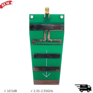 2.4GHz WIFI Antenna Directional Yagi Antenna 10.5dB For RC Image Transmission - Foto 1 di 4