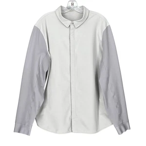 Lululemon Men's XXL Mainstay Hybrid Long Sleeve Hidden Button Shirt Heavyweight - Picture 1 of 5