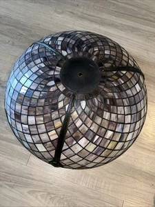 Stained Glass Large Shade Only 20 3/4” Diameter - Picture 1 of 6