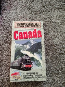World's Greatest Train Ride Videos Canada VHS - Picture 1 of 1