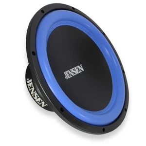 Jensen 12" 400 Watts RMS 4-Ohms Car Audio Black/Blue Subwoofer JW124 - Picture 1 of 6