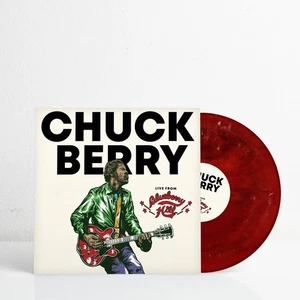 CHUCK BERRY- Live From Blueberry Hill LP (NEW 2022 Marbled RED Coloured Vinyl) - Picture 1 of 3