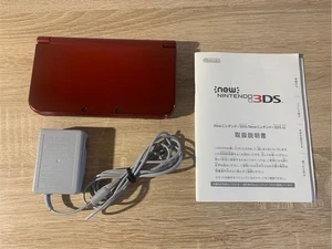 5614 New Nintendo 3DS LL Metallic Red Near Mint TESTED - Picture 1 of 16