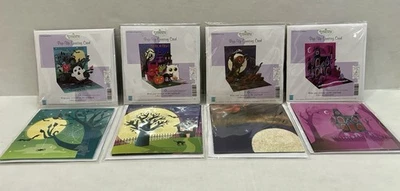 Lot Of 8 Treasures Halloween Pop-Up Greeting Cards 3D Art - Image 1 of 4