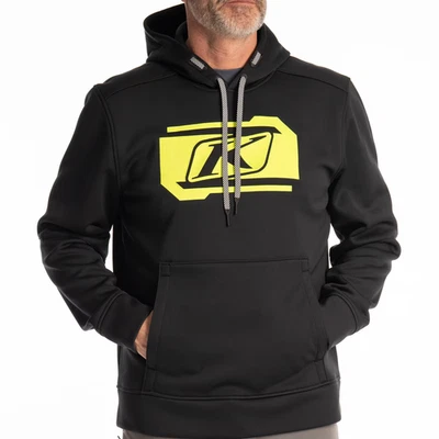 SUDADERA CON CAPUCHA KLIM ZONE PULLOVER PARA HOMBRE - GRANDE o 2XL XXL - Negra / Alta Visibilidad - NUEVA Foto 1 de 4