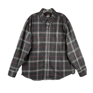 RIDGECUT HARDWEAR Camicia uomo XL in flanella a quadri manica lunga con bottoni casual - Foto 1 di 4