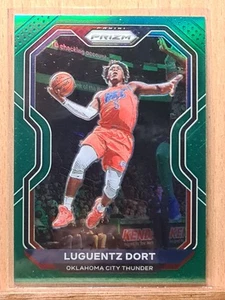 Luguentz Dort #31 2020-21 Prizm Green PRIZM Thunder P0204A - Picture 1 of 2