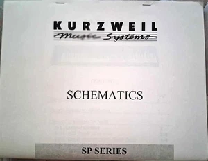  Factory Kurzweil Schaltpläne für SP-Serie Tastaturen in gutem Zustand - Bild 1 von 1