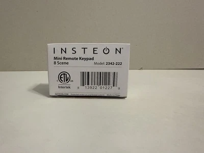 Insteon 2342-222 Mini Remote Keypad 8 Scene - Image 1 of 2