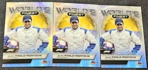 2024 Topps Finest Formula 1 Worlds Refractor Juan Pablo Montoya F1 Chrome WF (3) - Picture 1 of 2