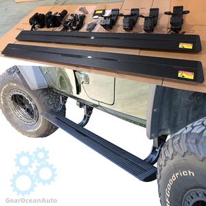 2PCS Power Side Step Electric Running Boards Fit For Jeep Gladiator JT 2020-2025 - Picture 1 of 5