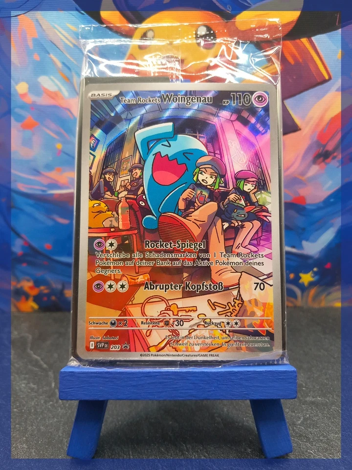 Pokémon Karte I Team Rockets Woingenau SVP 203 I SV Black Star Promos Sealed DE - Bild 1 von 1