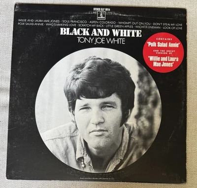 Tony Joe White - Black and White LP Vinyl - Monument Records SLP-18114 - Image 1 of 4