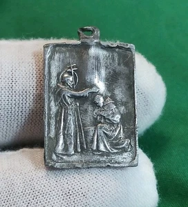 Post Mittelalter religiöser Silber Anhänger Metallfund Fund (327) - Bild 1 von 5