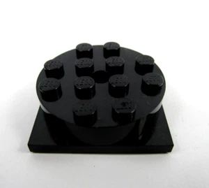 LEGO Black Turntable 4x4 Square Base + Black Turntable Top Réf 3403c01 3403 3404 - Picture 1 of 1